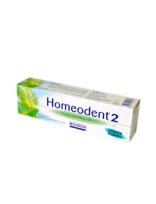 Homeodent 2 Homeopátiás Fogkrém Klorofiles