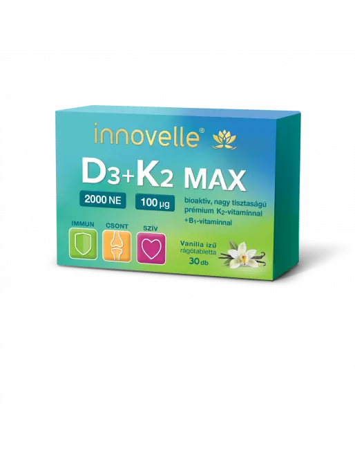 Innovelle D3+K2 Max 2000NE Rágótabletta 30db 