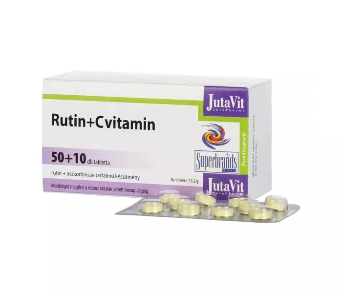 JutaVit Rutin+Cvitamin tabletta 50+10x
