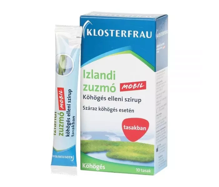 Klosterfrau Izlandi zuzmó szirup tasakban 10x10ml