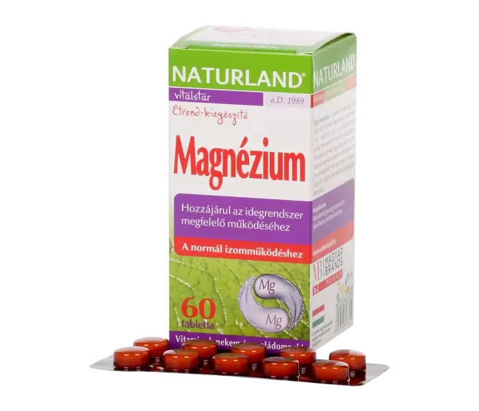 Naturland Magnézium tabletta 60x