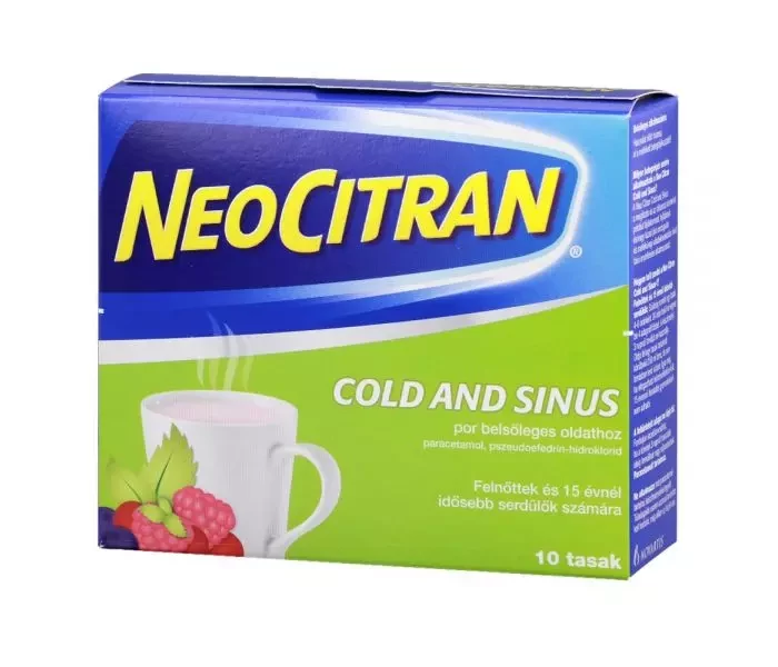Neo Citran Cold and Sinus por belsőleges oldathoz 10x