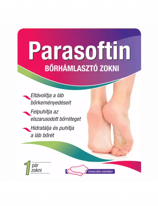 Parasoftin Bőrhámlasztó Zokni